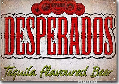 Home Bar And Kitchen - Metal Sign - Desperados Tequila Beer