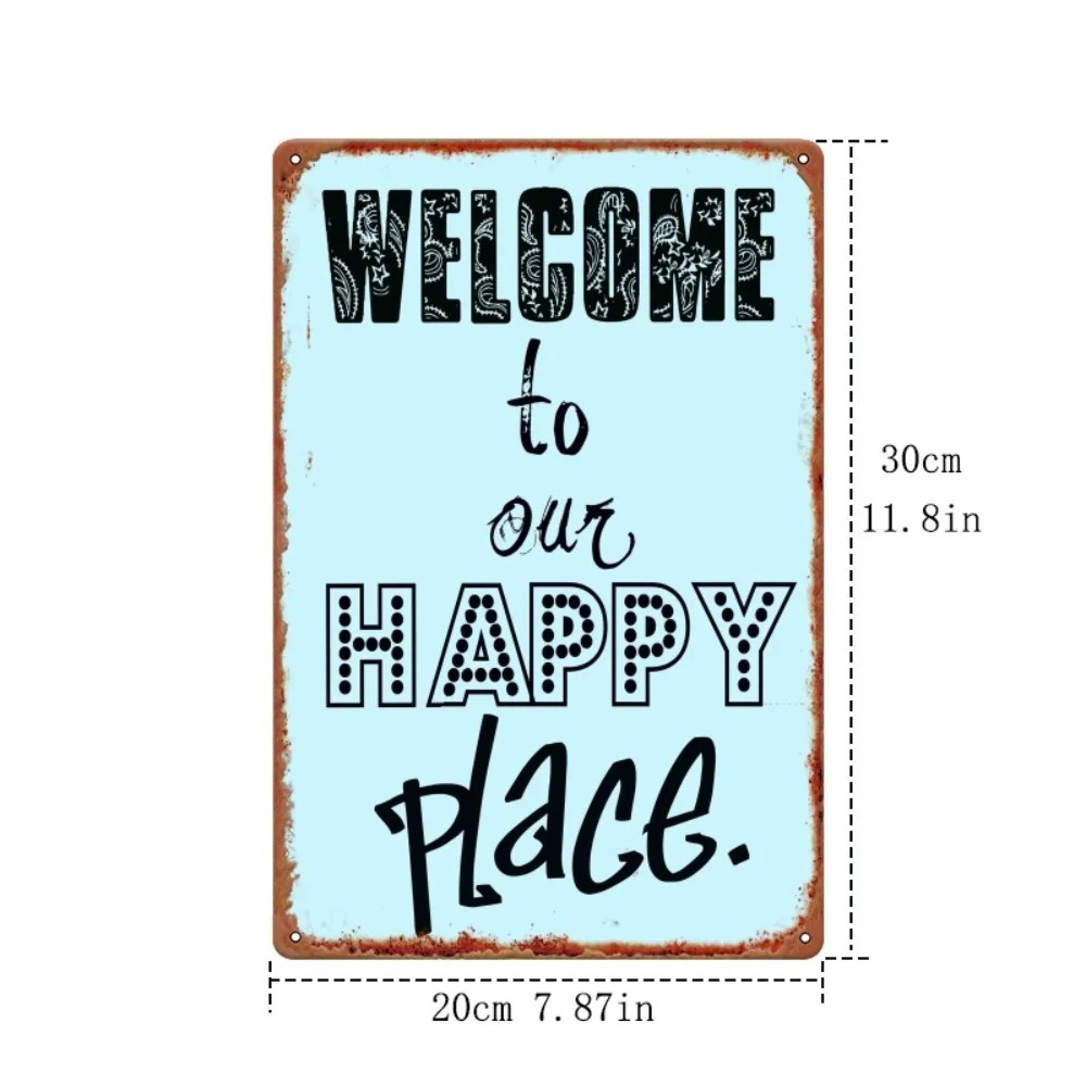 Home Bar Signs - CIFbuy Customizable 2D Flat Pre-drilled Iron