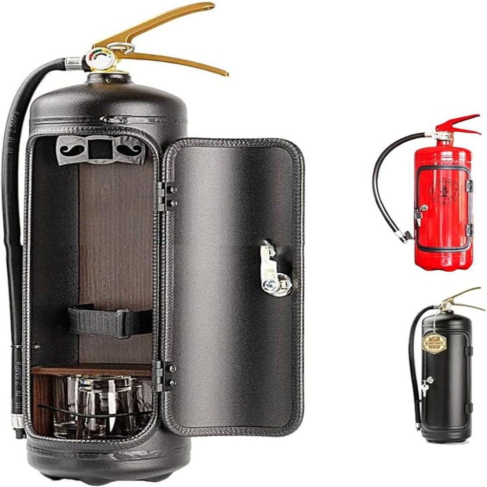Home Bar Setup - High Quality Portable Liquor Cabinet Metal