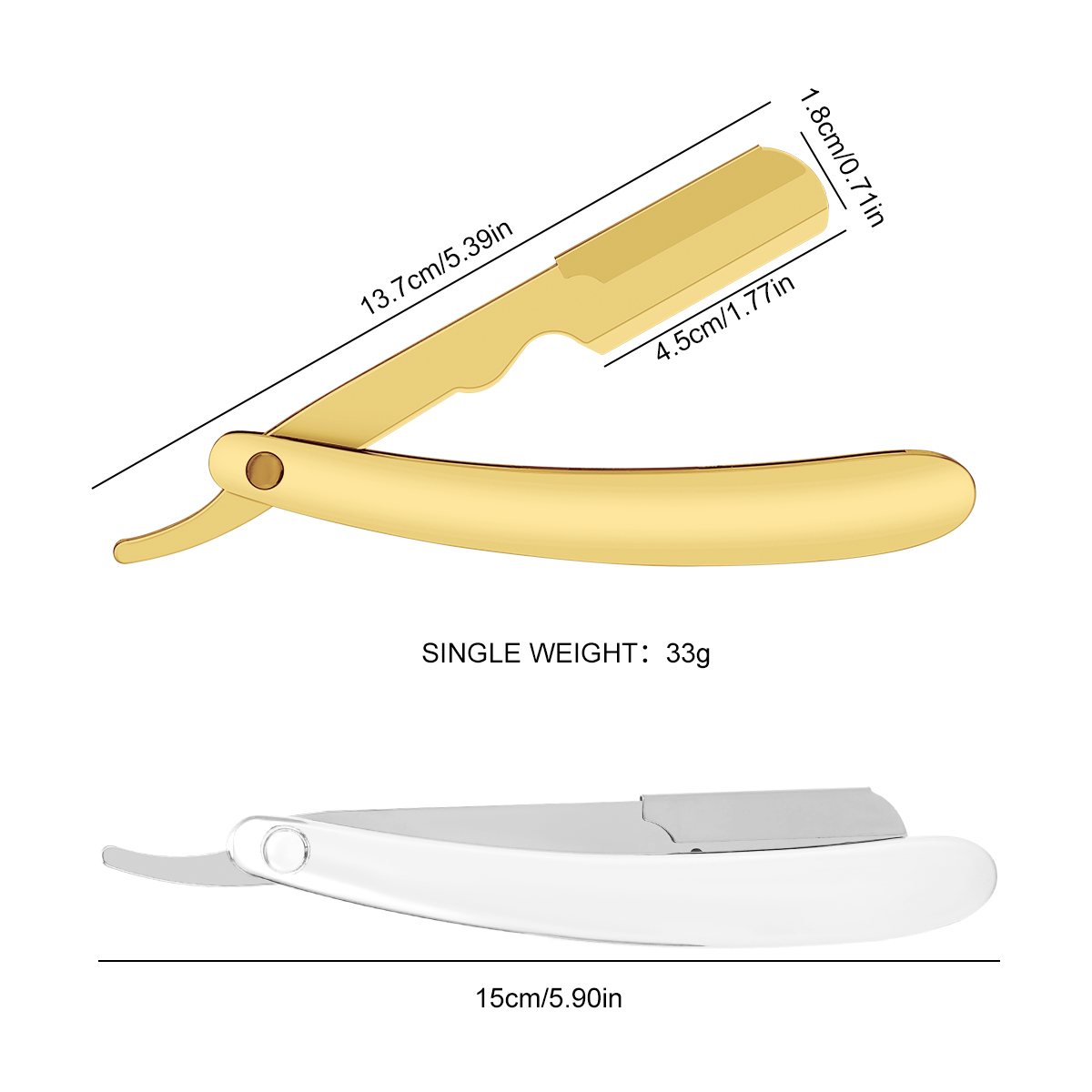 Silver Men Shaving Barber Tool - đánh giá và giá Home Barbershop