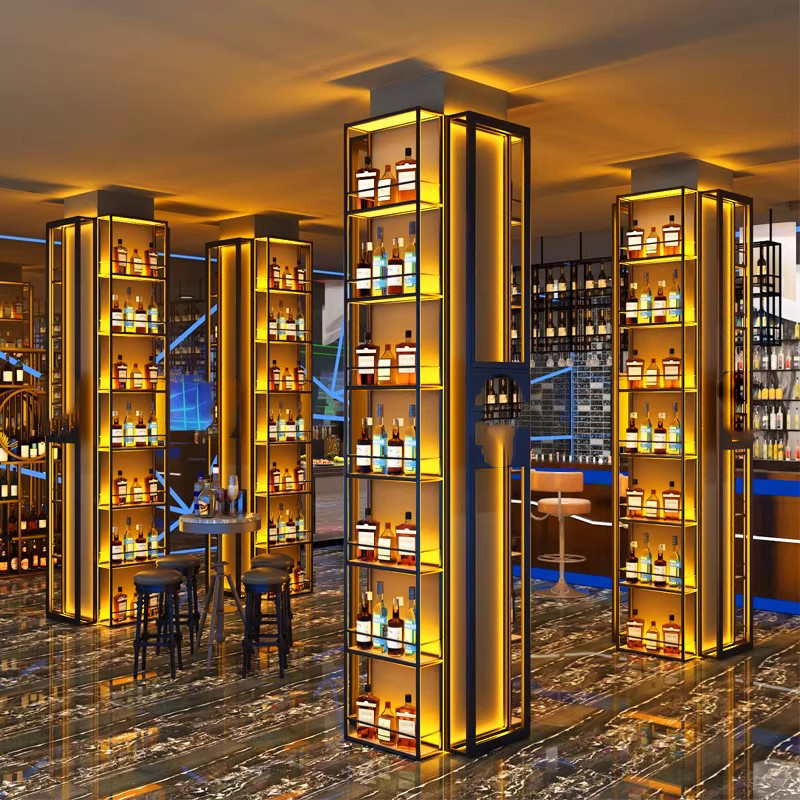 Restaurant Shelf Bar Cabinet W - đánh giá và giá Home Bar Setup