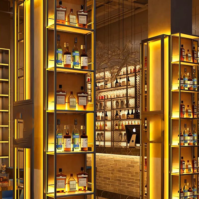 Restaurant Shelf Bar Cabinet W - đánh giá và giá Home Bar Setup