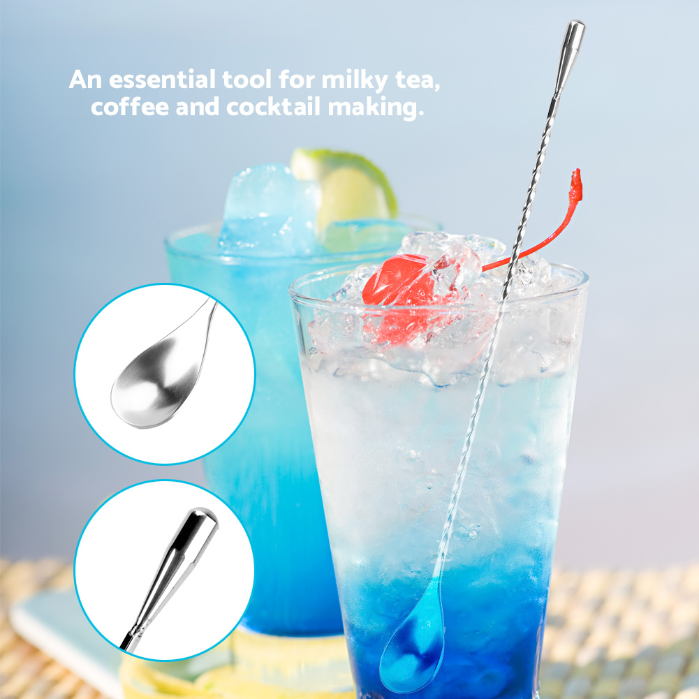 Stainless Steel Bar Spoon Long - đánh giá và giá Bar Spoon Twisted