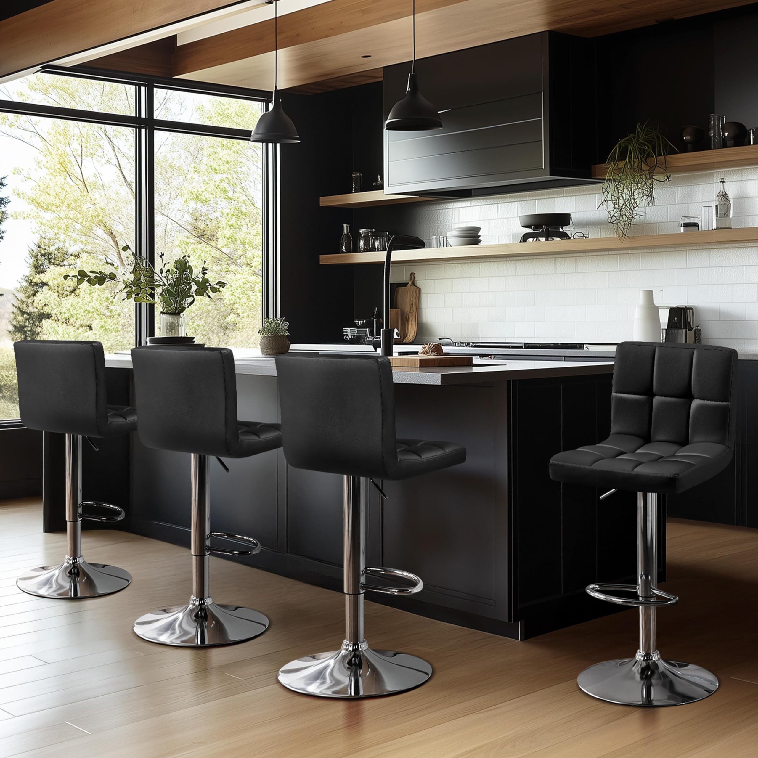Modern Adjustable Bar Stools,  - đánh giá và giá Home Bar And Counter