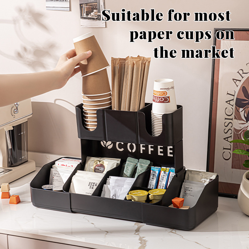 2 Tier Coffee Station Organize - đánh giá và giá Home Bar Setup