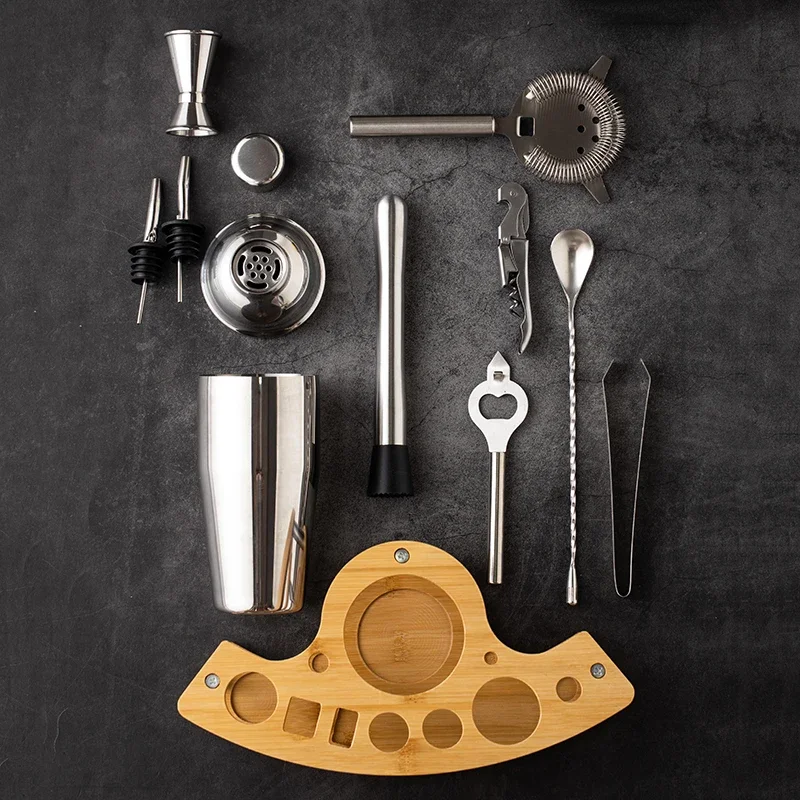 11pcs Stainless Steel Bartende - đánh giá và giá Boston Shaker Set