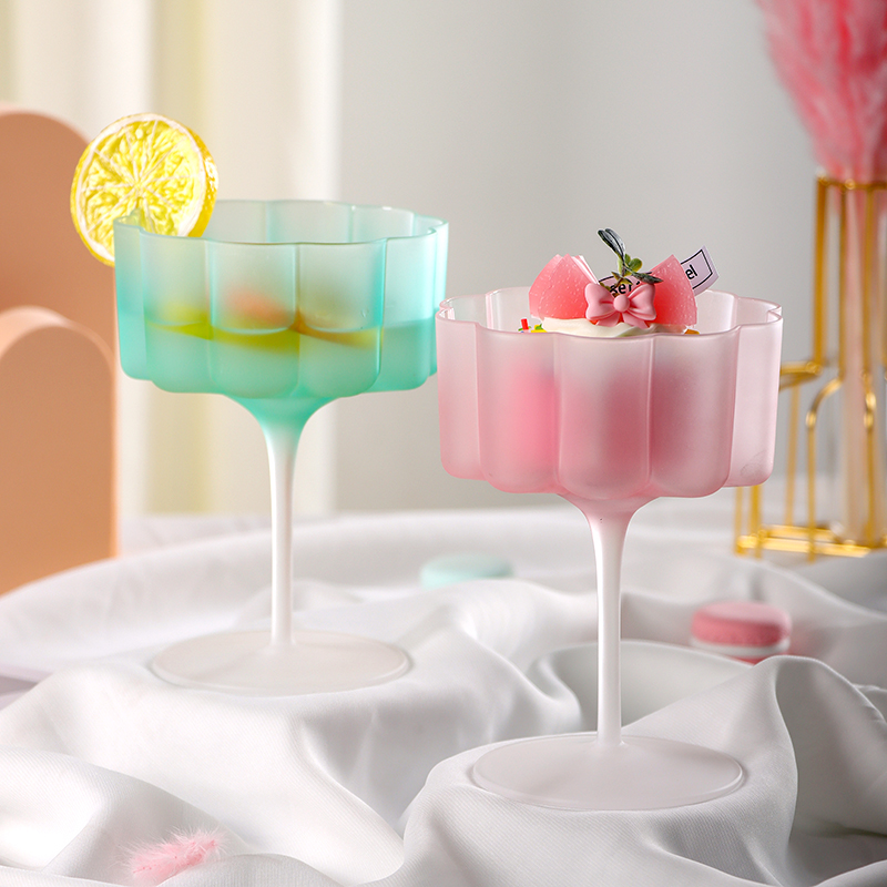 Colorful Frosted Glass Cocktai - đánh giá và giá Home Bar Set