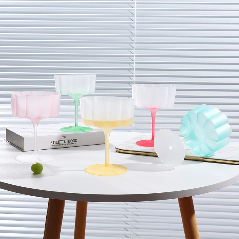 Colorful Frosted Glass Cocktai - đánh giá và giá Home Bar Set