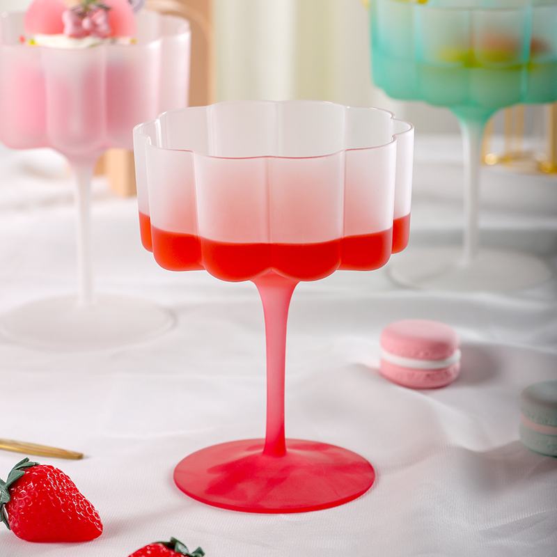 Colorful Frosted Glass Cocktai - đánh giá và giá Home Bar Set