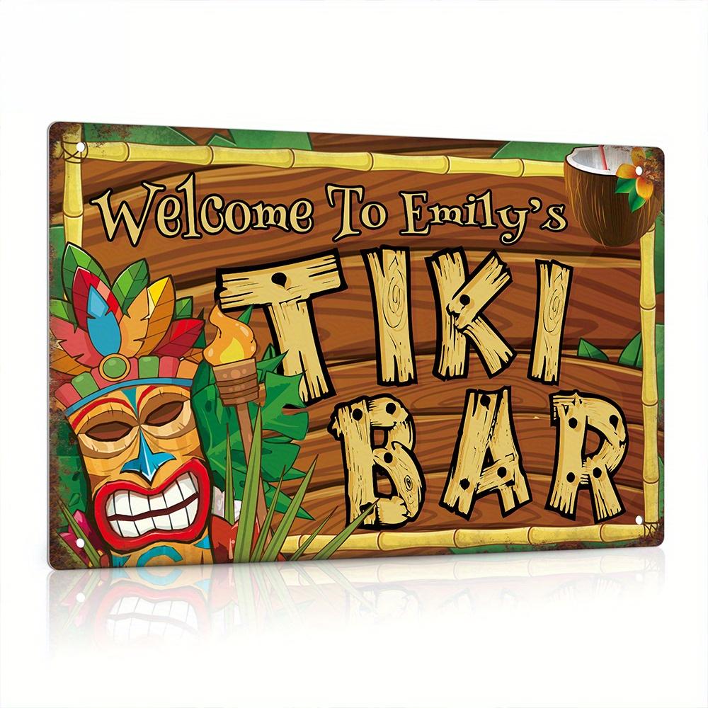 Custom  Decor Tiki Bar Sign, P - đánh giá và giá Home Bar Accessories