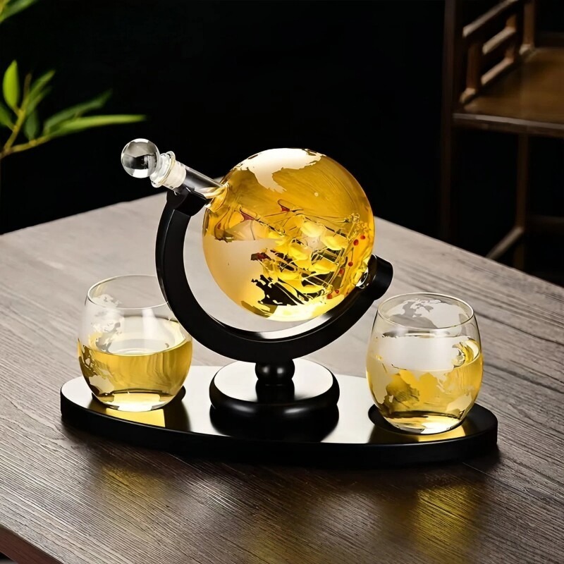 Decorative Globe Wine Decanter - đánh giá và giá Home Bar Set