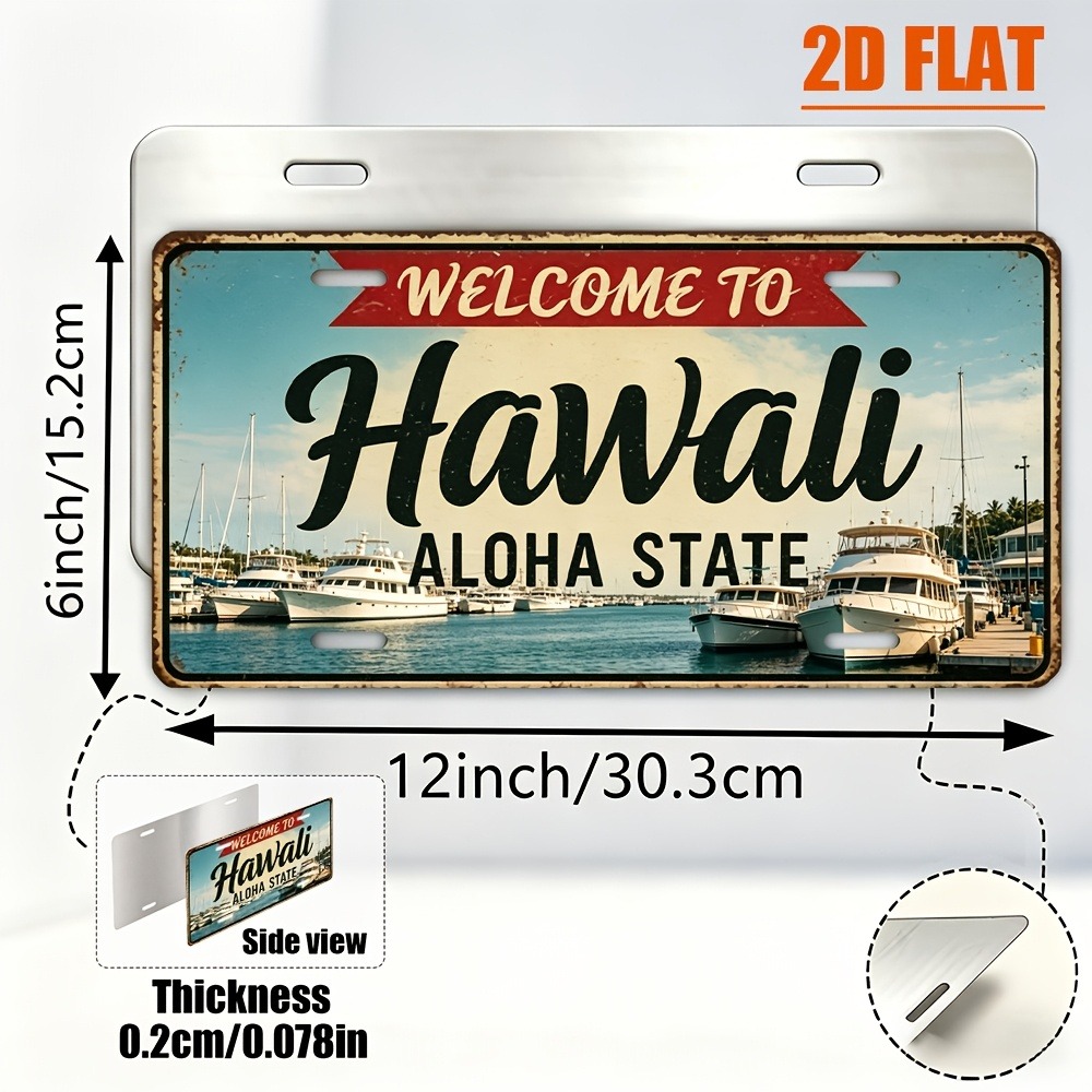 Customizable 1pc 2D Flat Hawai - đánh giá và giá Home Bar Signs