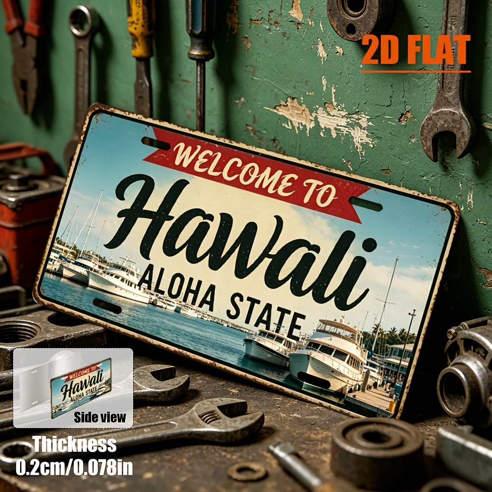 Customizable 1pc 2D Flat Hawai - đánh giá và giá Home Bar Signs
